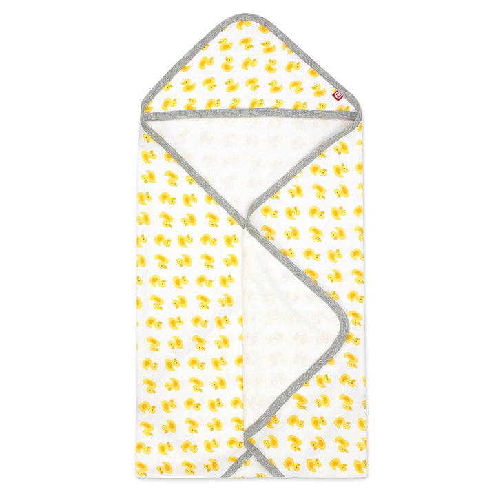 Zutano hooded towel ducks organic cotton knit terry