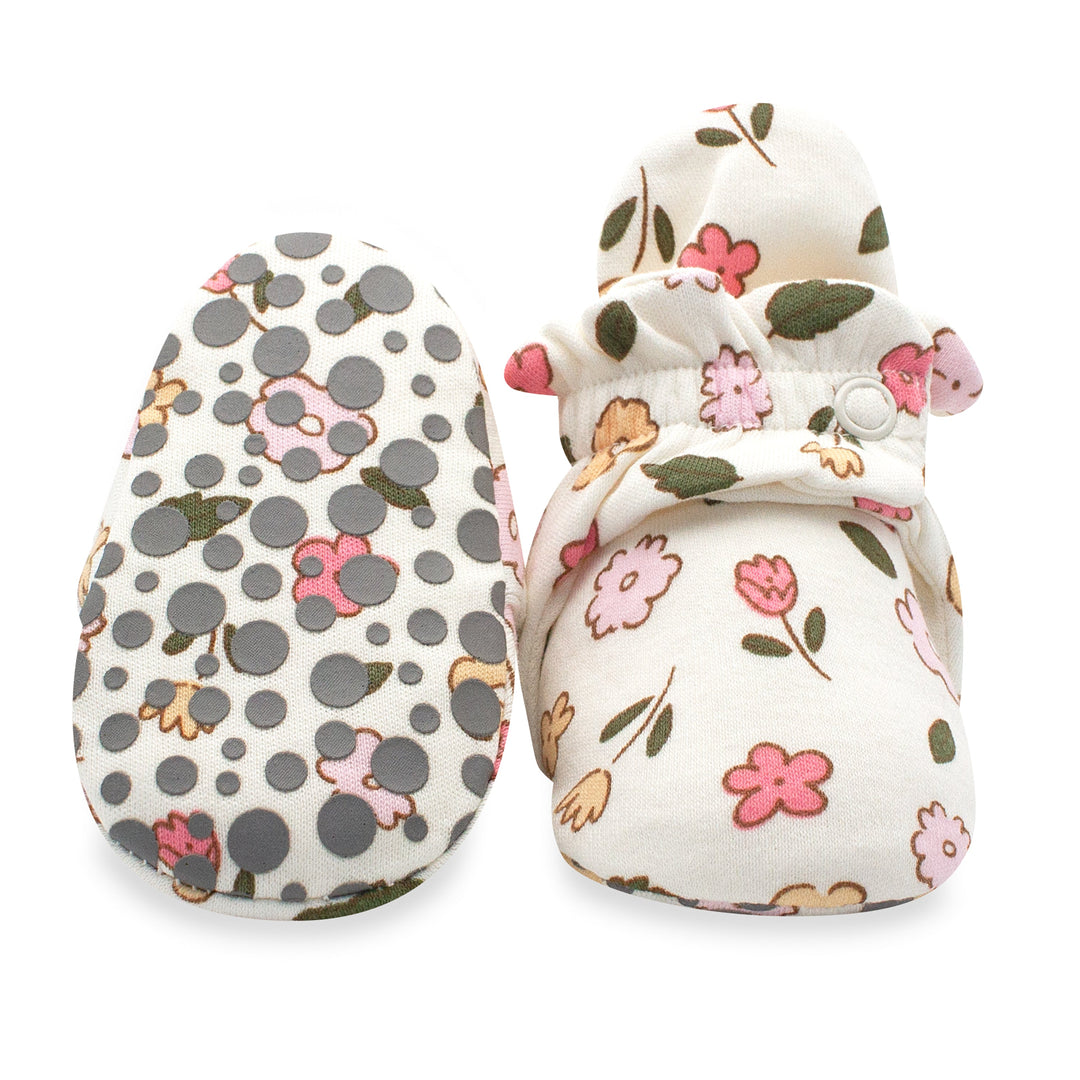 Zutano baby Bootie Wildflowers made with Organic Cotton