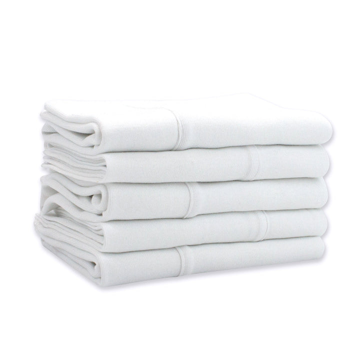 Zutano baby Burp Cloth Solid Organic Cotton Burp Cloth 5 Pack - White
