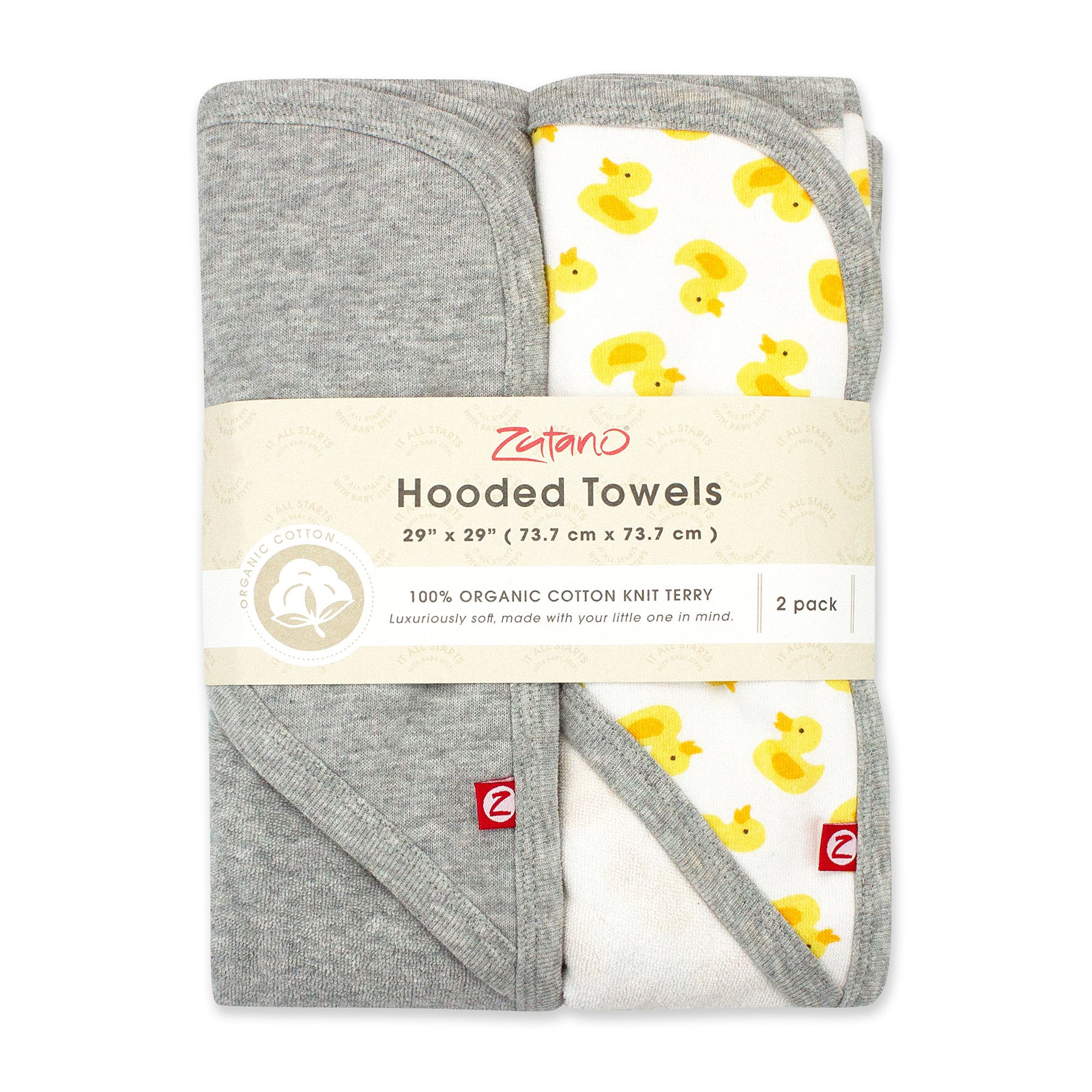 Ducks Organic Cotton Knit Terry Hooded Towel Pack – Zutano