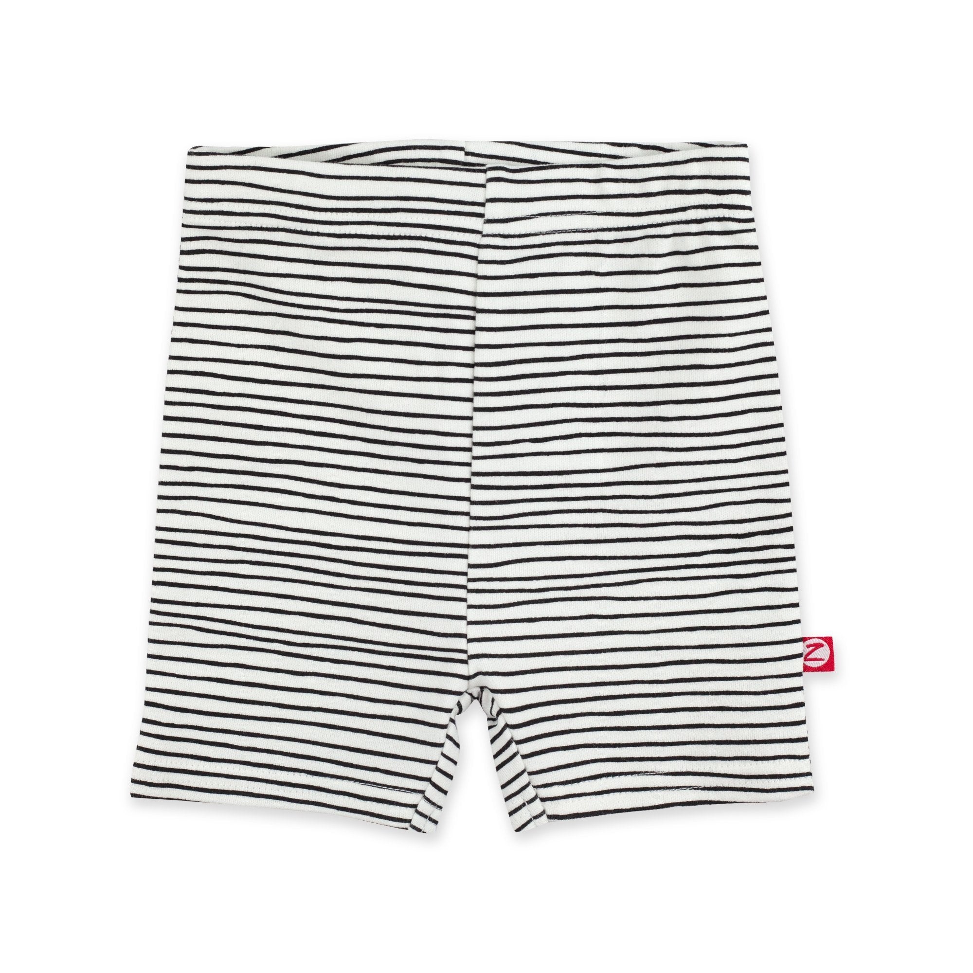 Pencil Stripe Organic Cotton Bike Short – Zutano