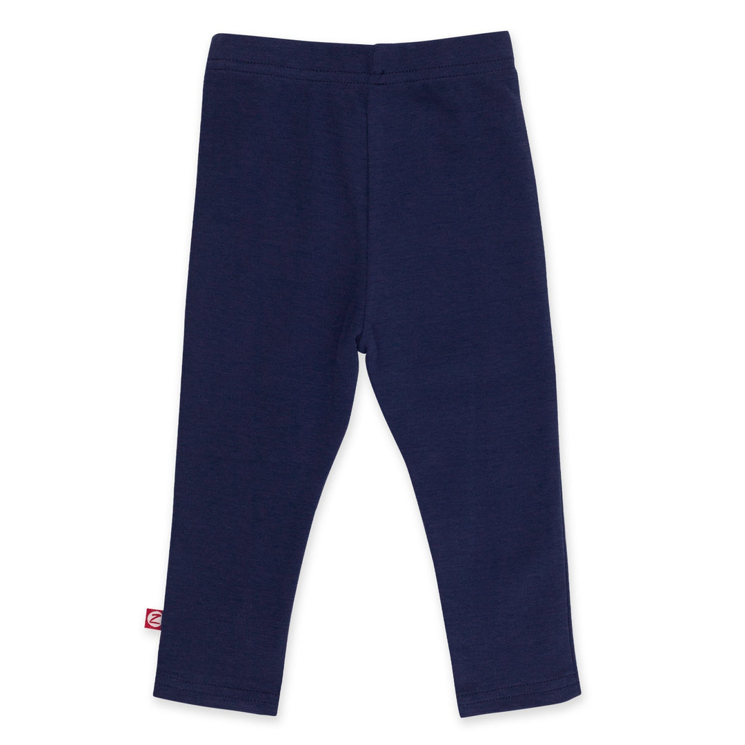 Zutano baby Bottom Organic Cotton Legging - True Navy