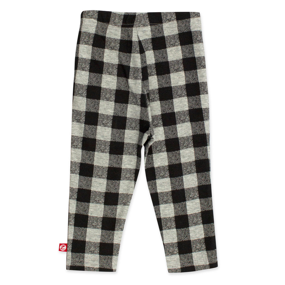 Zutano bottom Buffalo Check Organic Cotton Legging.