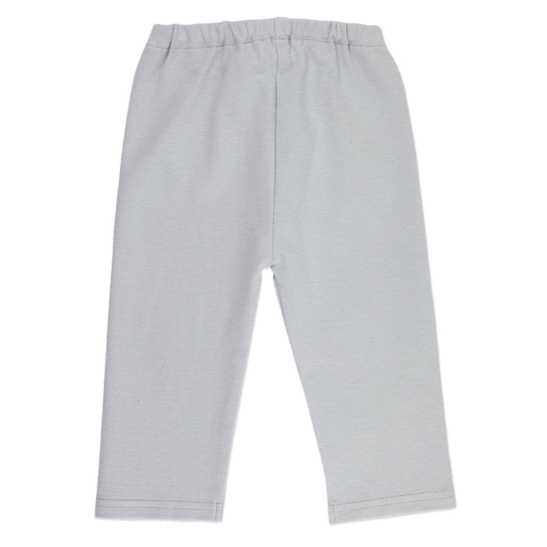 Zutano Bottom Organic Cotton Baby Pant - Light Gray