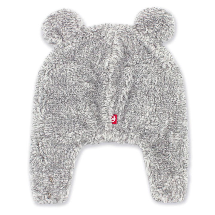 Zutano baby Hat Furry Bear Hat - Heather Gray