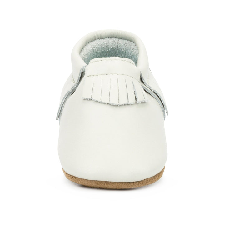 Zutano baby Shoe Pearl Leather Fringe Moccasins