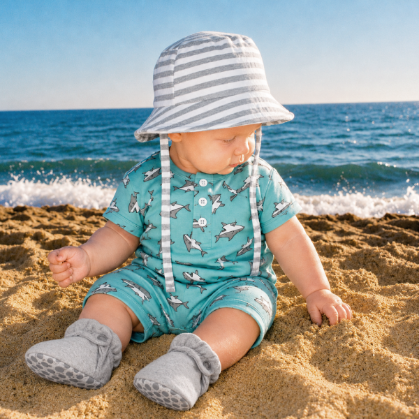 How to dress a baby for the heat