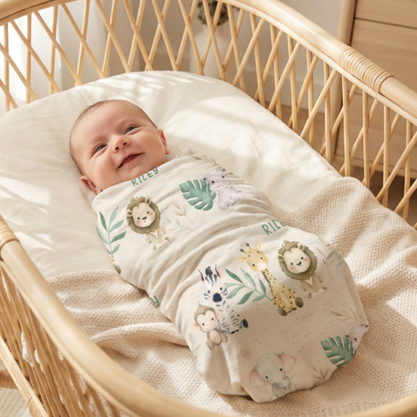 Why a personalized swaddle makes one of the best gifts for a new baby