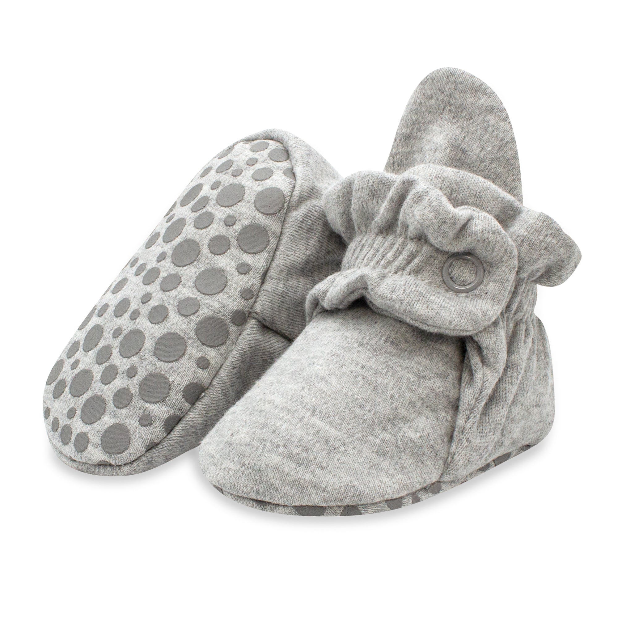 Organic Baby Booties Variety Pack - Gray/Pink/Cream | Zutano