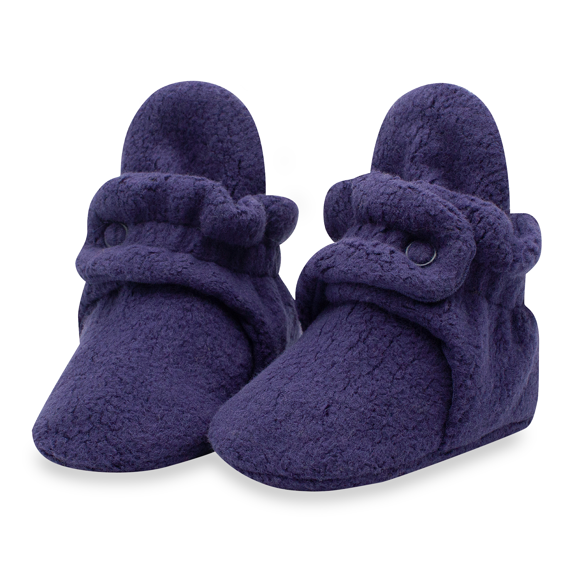 Cozie Fleece Gripper Baby Bootie - True Navy