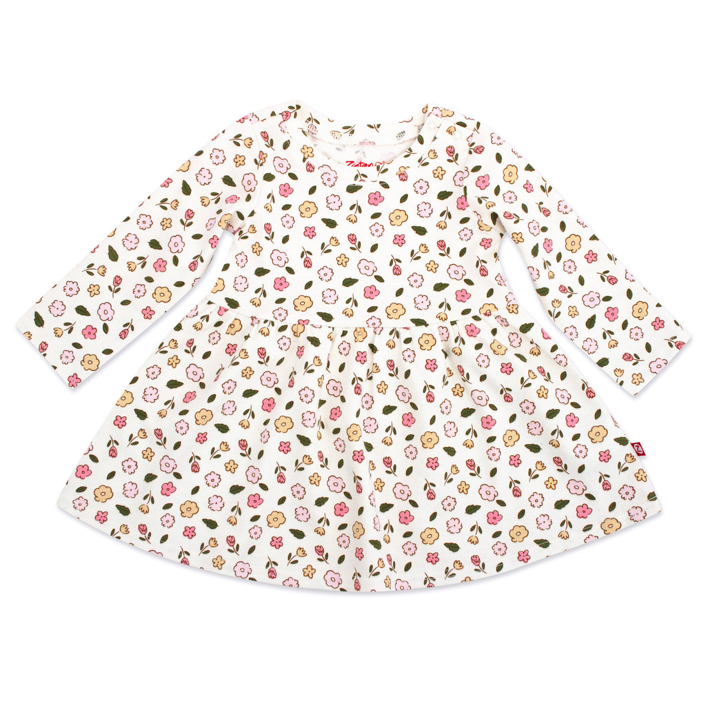 Wildflowers Organic Cotton Long Sleeve Forever Dress 18M