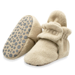 Zutano baby Bootie Cozie Fleece Gripper Baby Bootie - Khaki