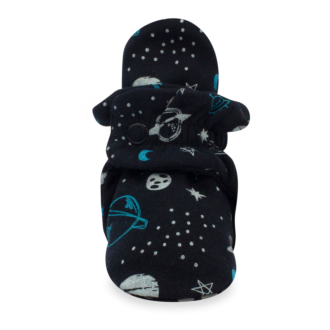 Zutano baby Bootie Outer Space Organic Cotton Gripper Baby Bootie