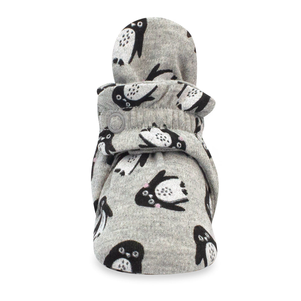 Zutano baby Bootie Penguins Organic Cotton Gripper Baby Bootie