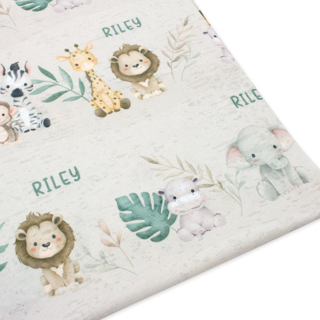 Zutano baby The Keepsake Print Swaddle - Baby Jungle Animals
