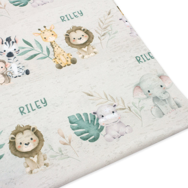 Zutano baby The Keepsake Print Swaddle - Baby Jungle Animals