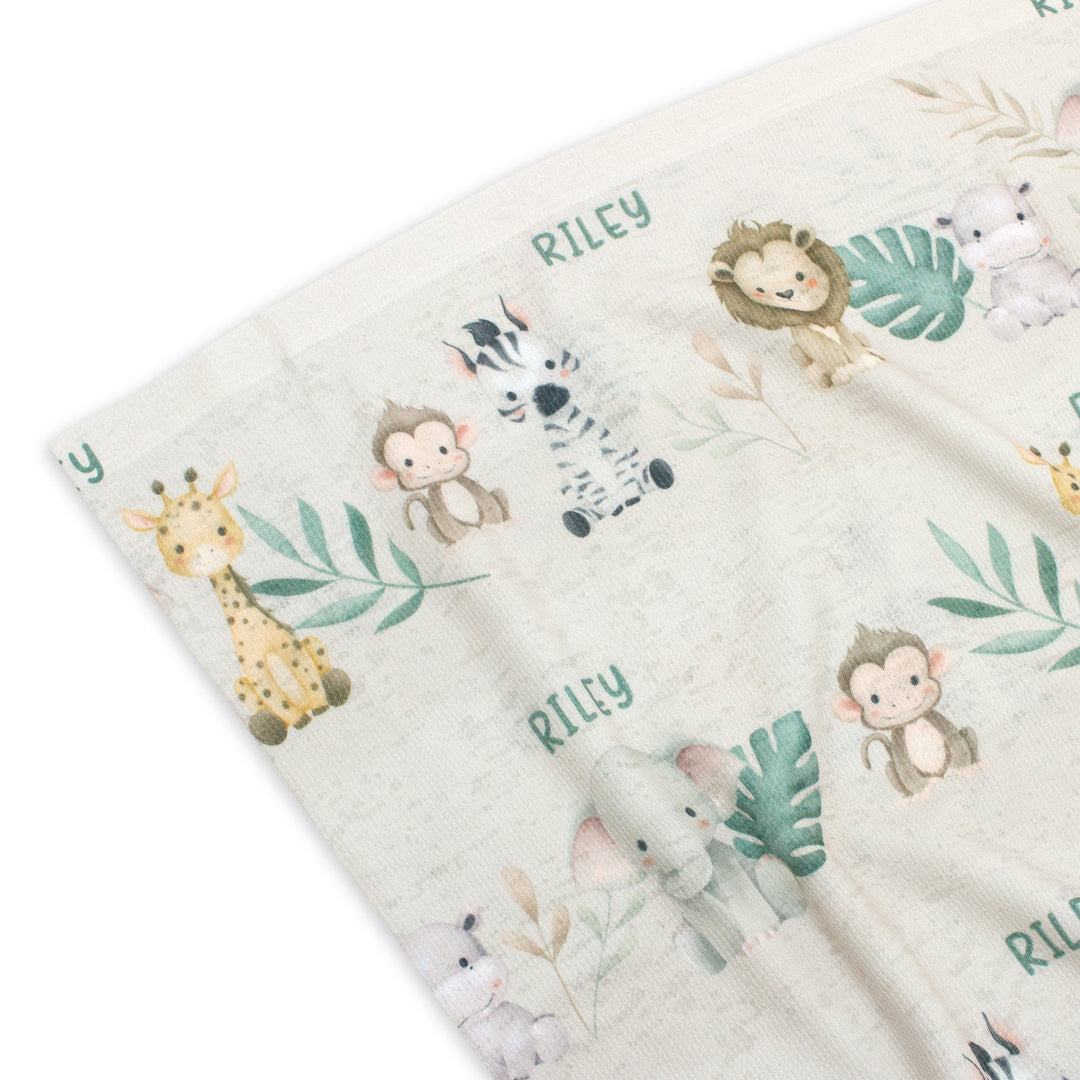 Zutano baby The Keepsake Print Swaddle - Baby Jungle Animals