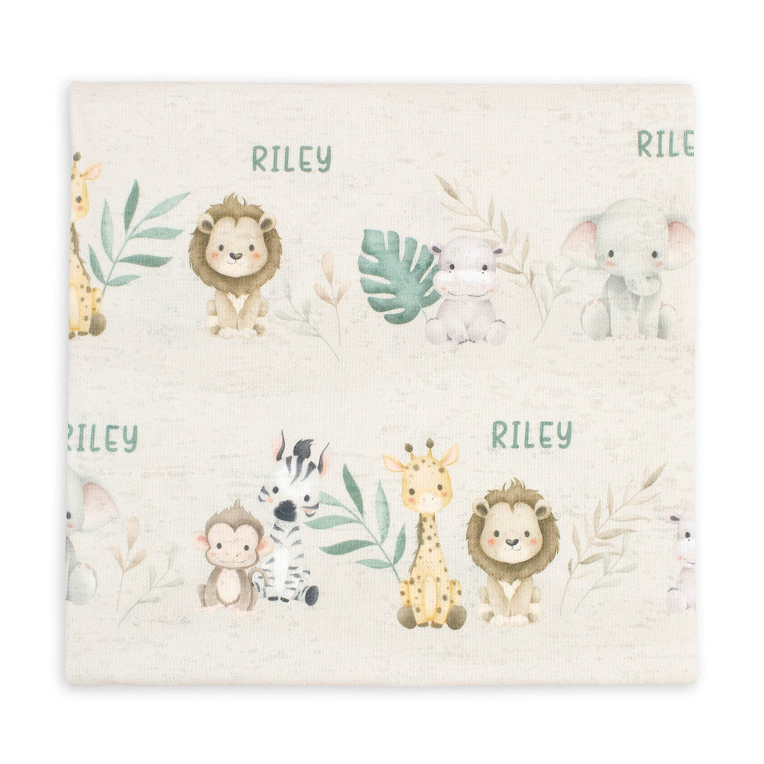 Zutano baby The Keepsake Print Swaddle - Baby Jungle Animals