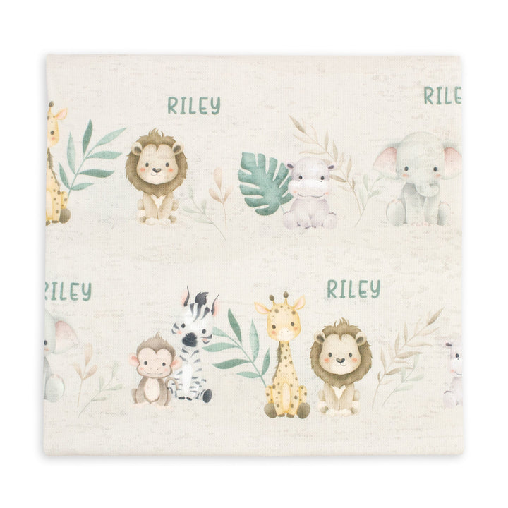 Zutano baby The Keepsake Print Swaddle - Baby Jungle Animals