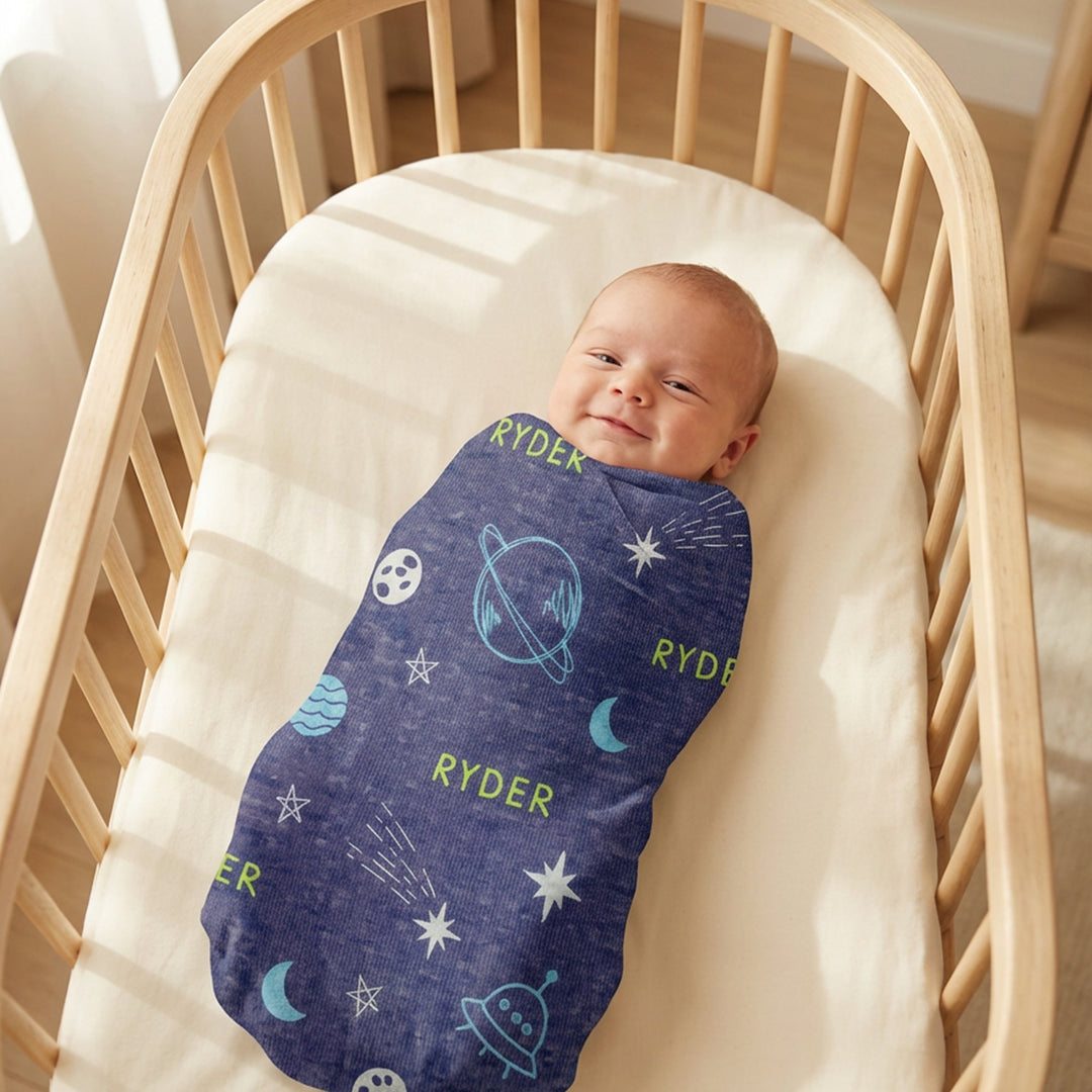 Zutano baby The Keepsake Print Swaddle - Lost In Space