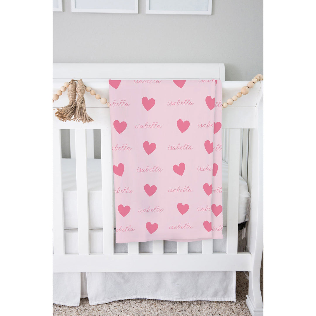Zutano baby The Keepsake Print Swaddle - Simply Hearts