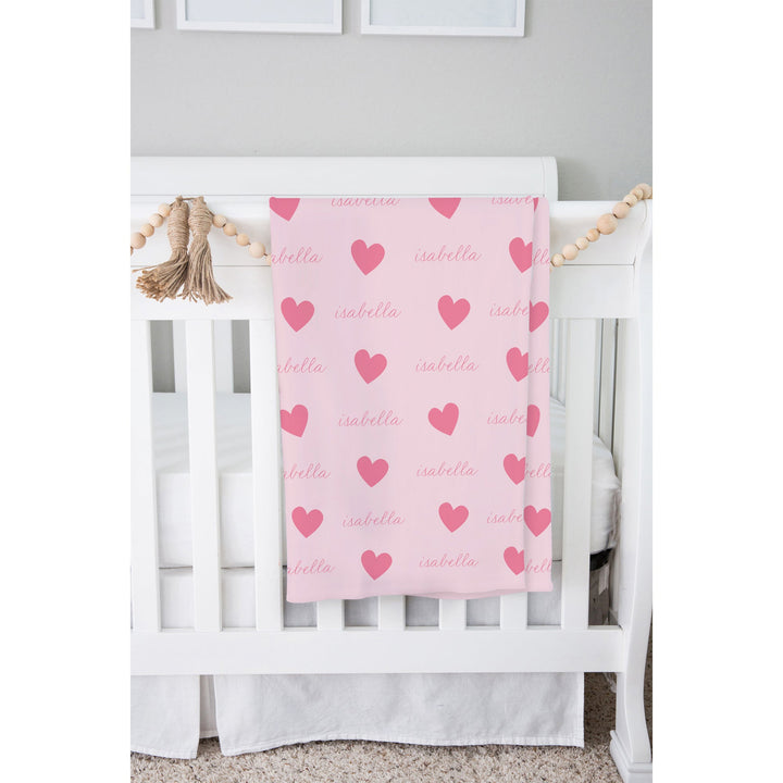 Zutano baby The Keepsake Print Swaddle - Simply Hearts