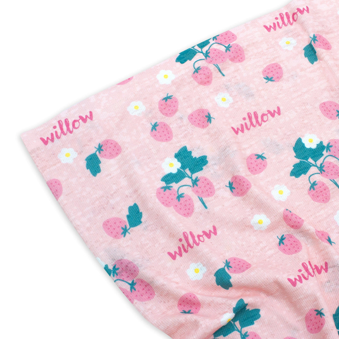 Zutano baby The Keepsake Print Swaddle - Strawberries