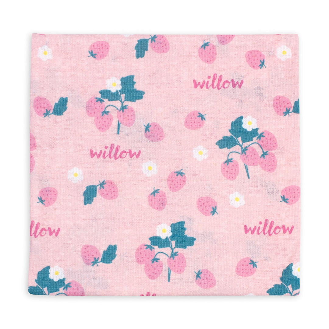 Zutano baby The Keepsake Print Swaddle - Strawberries