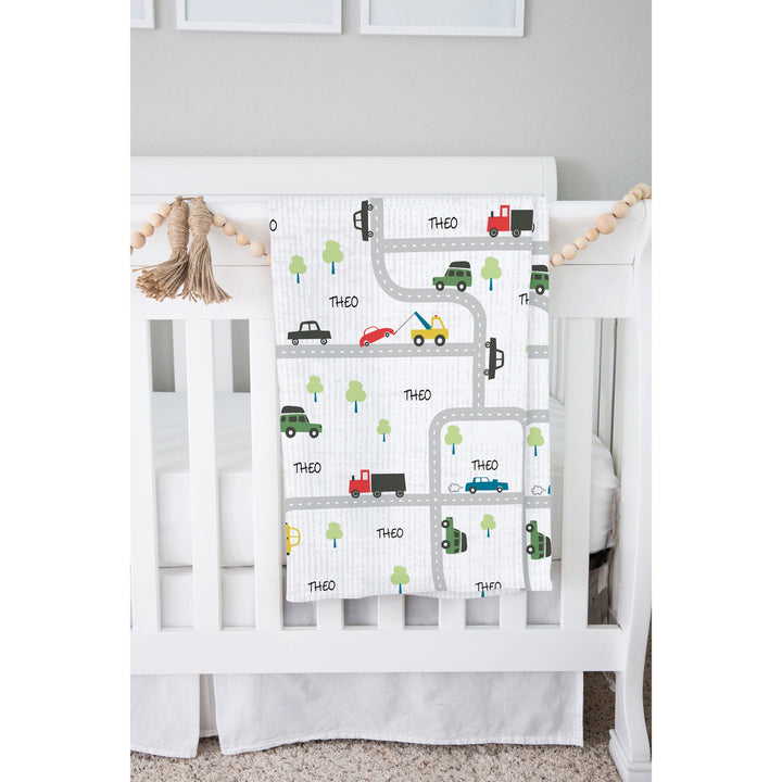 Zutano baby The Keepsake Print Swaddle - Traffic