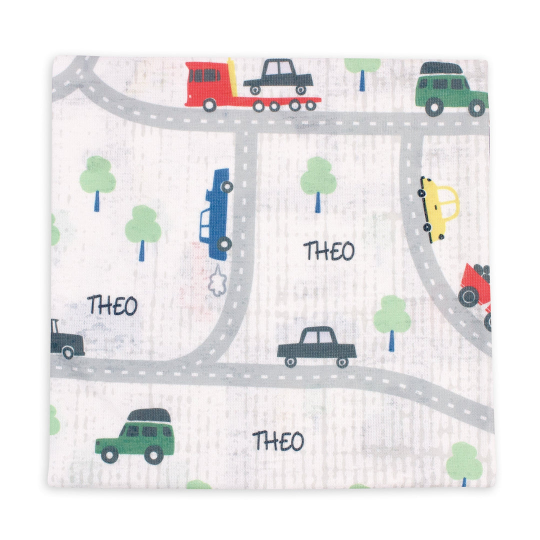 Zutano baby The Keepsake Print Swaddle - Traffic