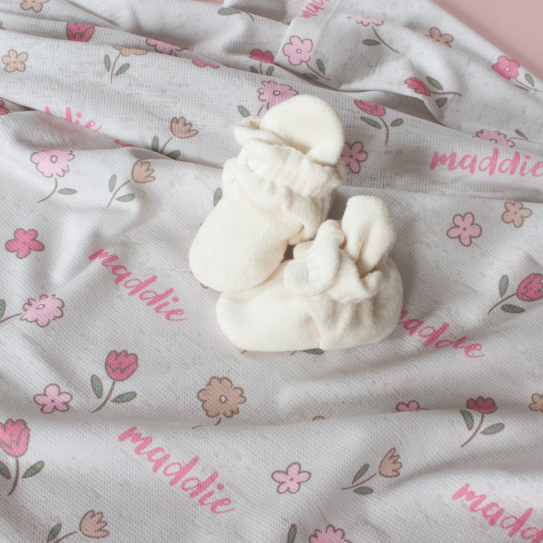 Zutano baby The Keepsake Print Swaddle - Wildflowers