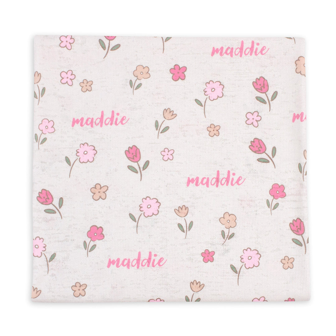 Zutano baby The Keepsake Print Swaddle - Wildflowers