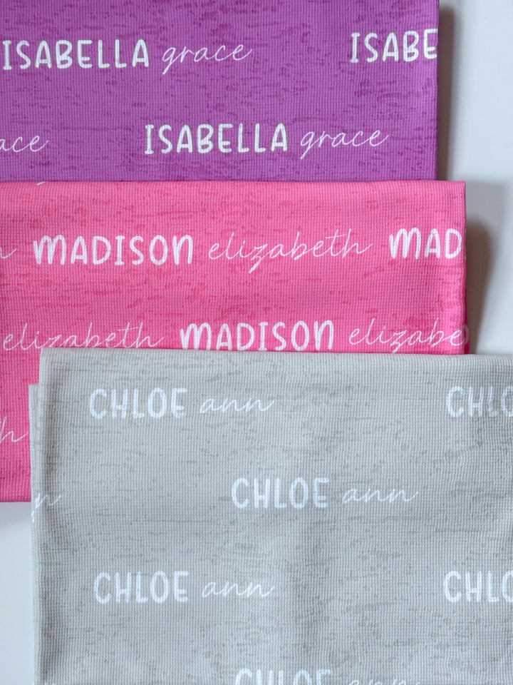 Zutano baby The Signature Solid Swaddle: First & Middle Name