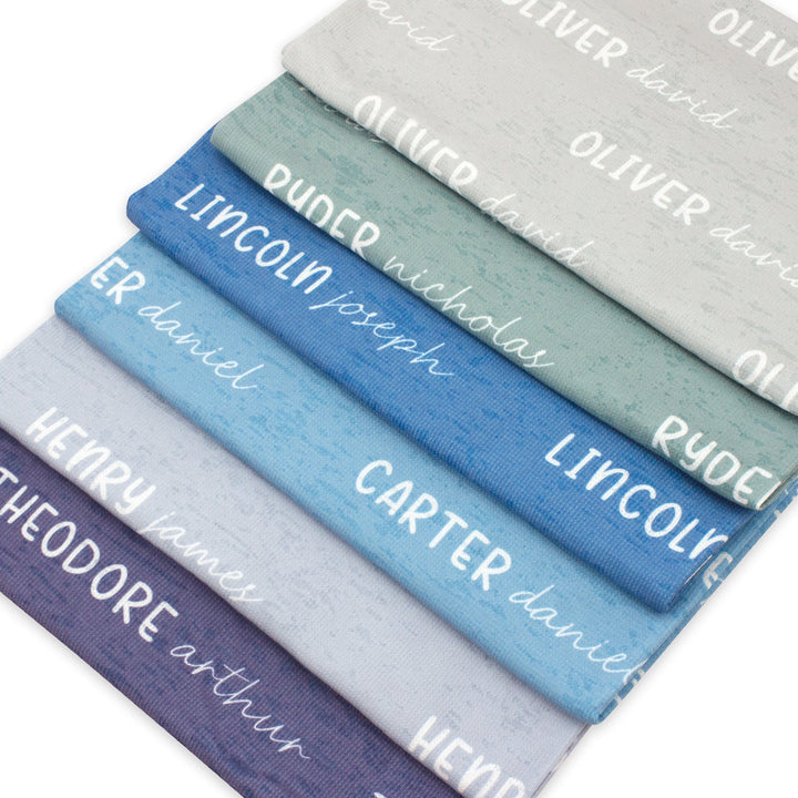 Zutano baby The Signature Solid Swaddle: First & Middle Name