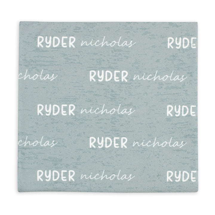 Zutano baby The Signature Solid Swaddle: First & Middle Name