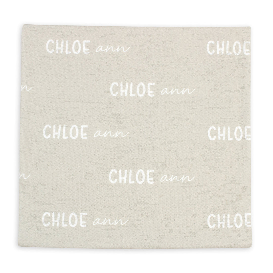 Zutano baby The Signature Solid Swaddle: First & Middle Name