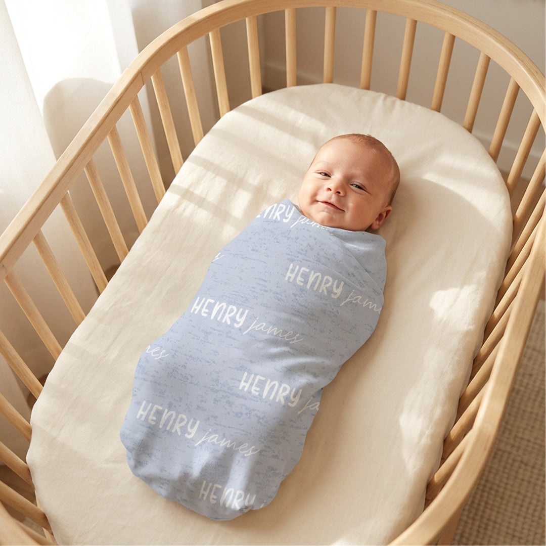 Zutano baby The Signature Solid Swaddle: First & Middle Name