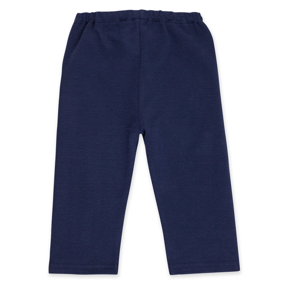 Zutano organic cotton baby pant - True navy