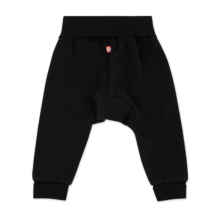 Zutano cozie fleece cuff pant - Black