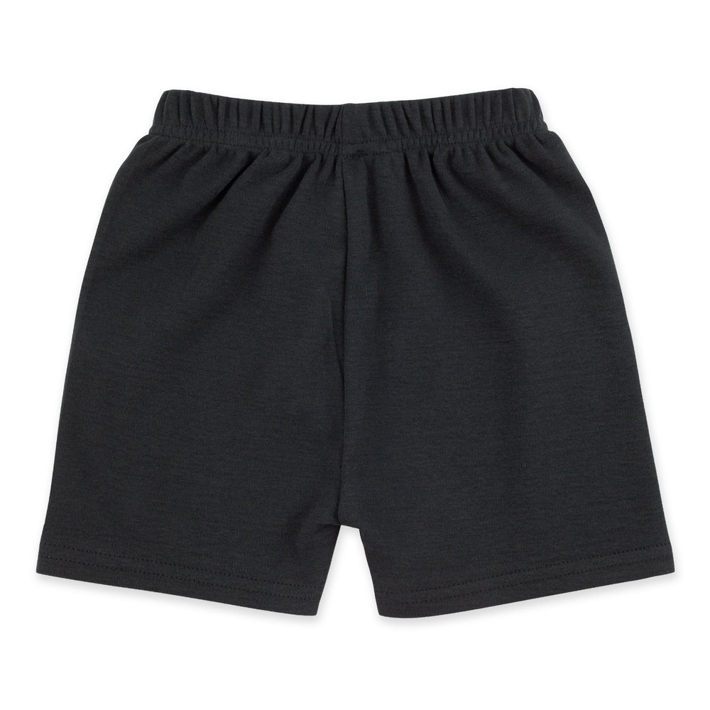 Zutano Bottom Solid Short - Black
