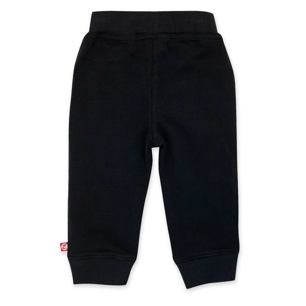 Zutano baby Bottom Organic Cotton Pocket Jogger Pant - Black