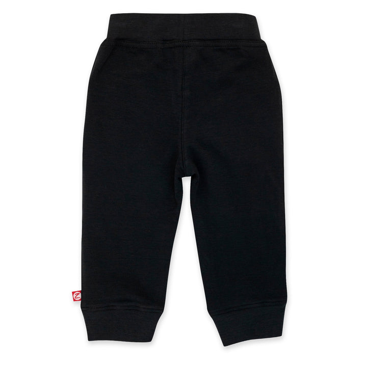 Zutano baby Bottom Organic Cotton Pocket Jogger Pant - Black