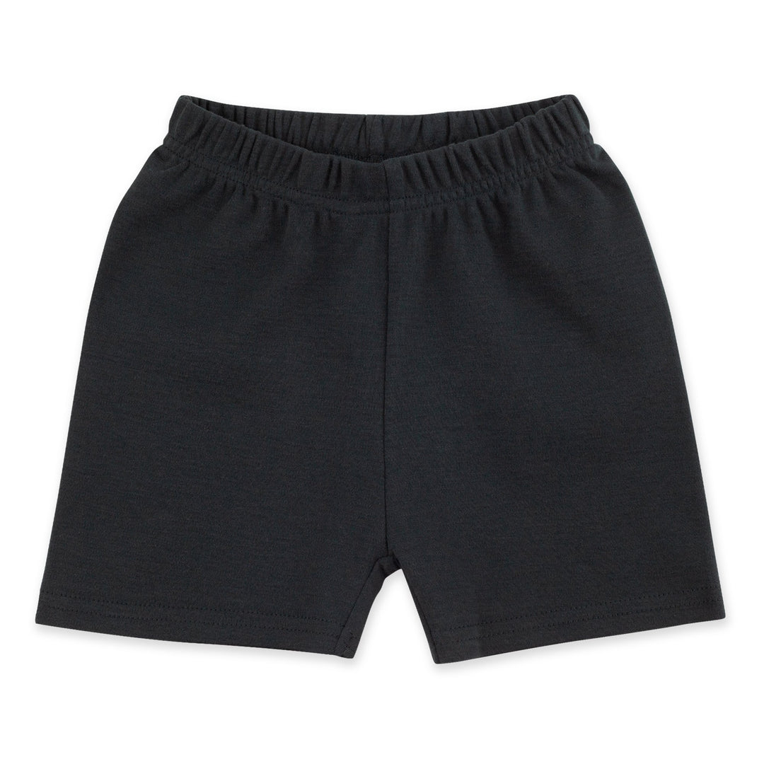 Zutano Bottom Solid Short - Black