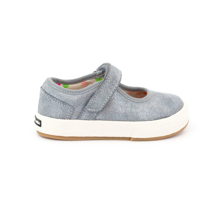 Zutano baby Shoe Charlotte Mary Jane Shoe - Blue Gray