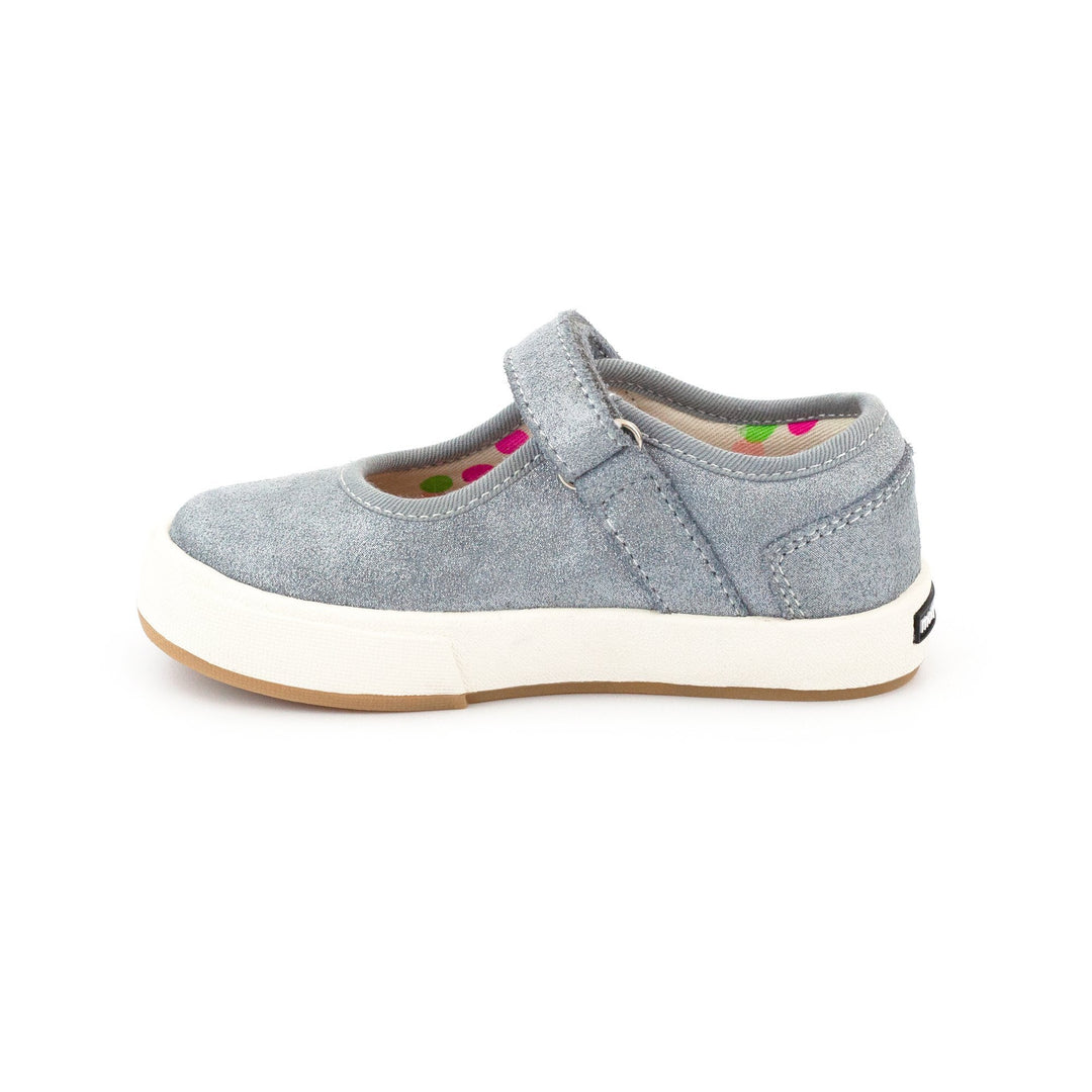 Zutano baby Shoe Charlotte Mary Jane Shoe - Blue Gray