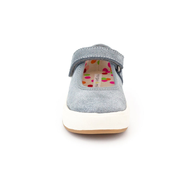 Zutano baby Shoe Charlotte Mary Jane Shoe - Blue Gray