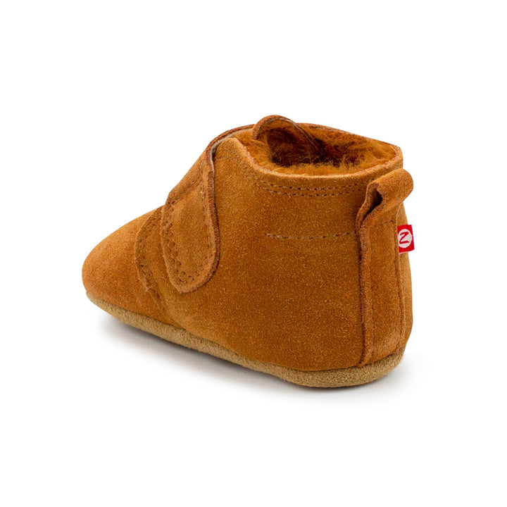 Brown baby shoe by Zutano 