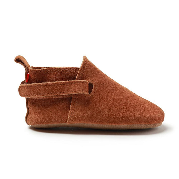 Zutano tan suede baby shoes