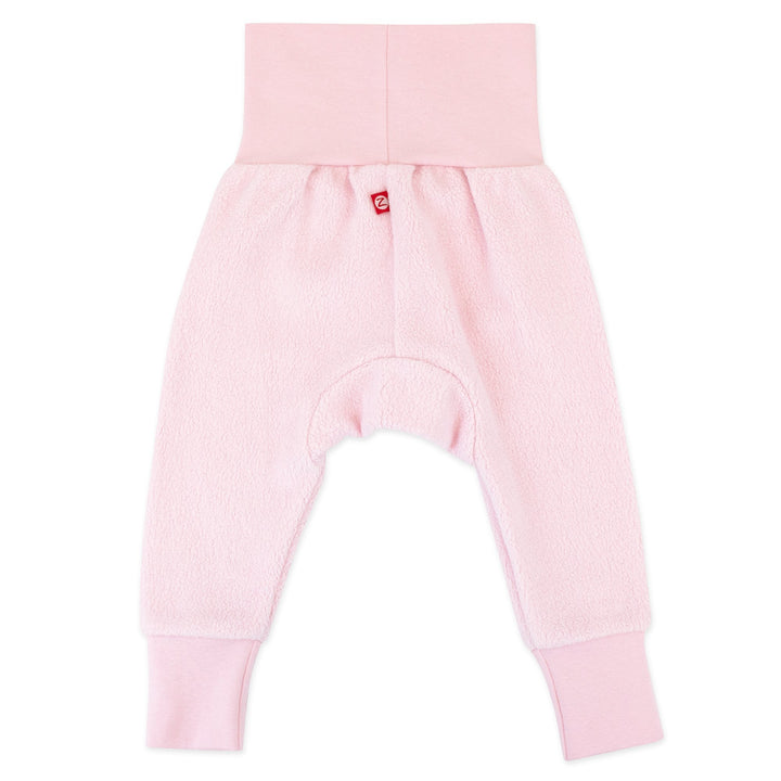 Zutano cozie fleece cuff pant - Baby pink
