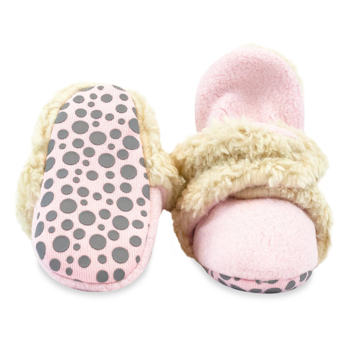 Cozie furry booties feature our signature cozie fleece exterior with comfy furry fabric.